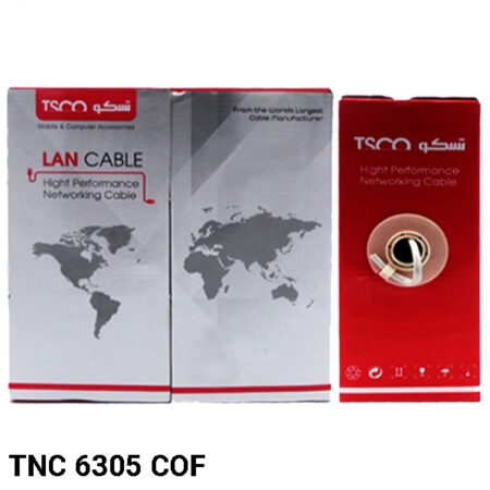 کابل شبکه 305 متری CAT6 مس تسکو TNC 6305 COF