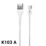 کابل شارژ 1.1 متری Micro USB کینگ استار K103 A