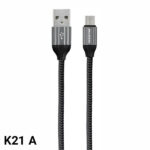 کابل شارژ 1 متری microUSB کینگ استار K21 A