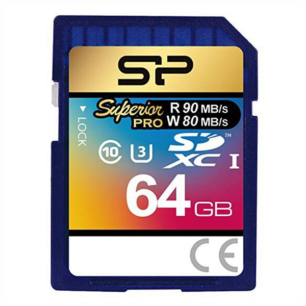 کارت حافظه 64 گیگابایت سیلیکون پاور Superior Pro SDXC