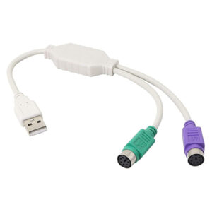 کابل تبدیل 30 سانتی‌متری USB به PS/2