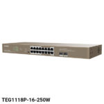 سوئیچ 16 پورت تندا TEG1118P-16-250W