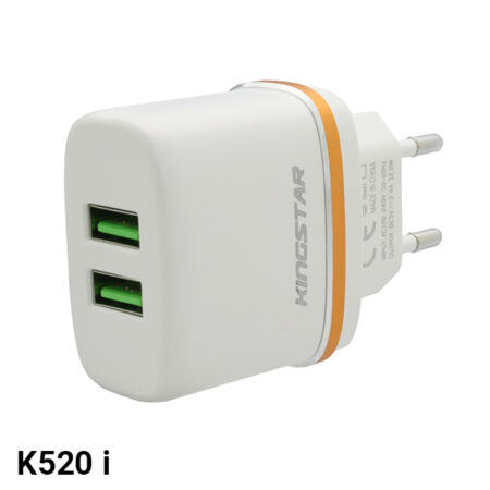 شارژر دیواری کینگ استار K520 i به همراه کابل Lightning